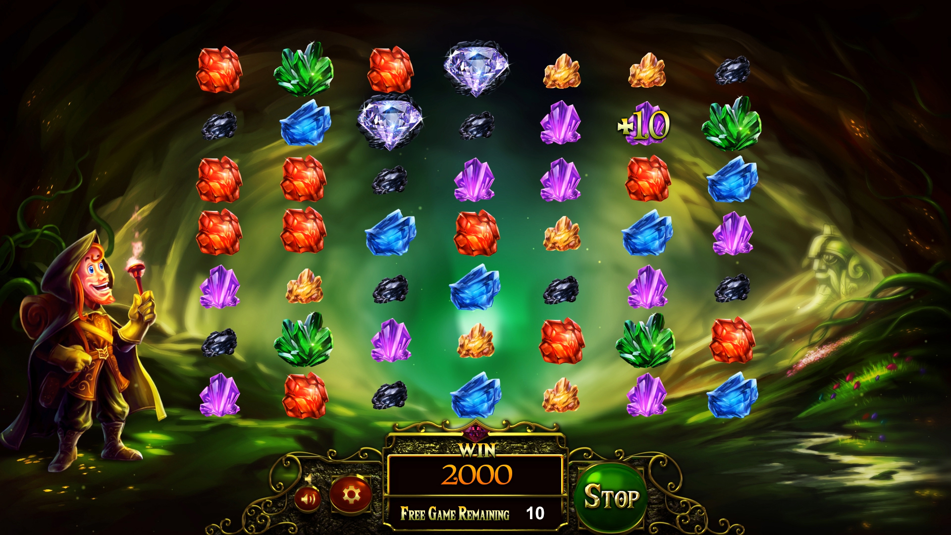 BetSoft Giovanni's Gems Screenshot