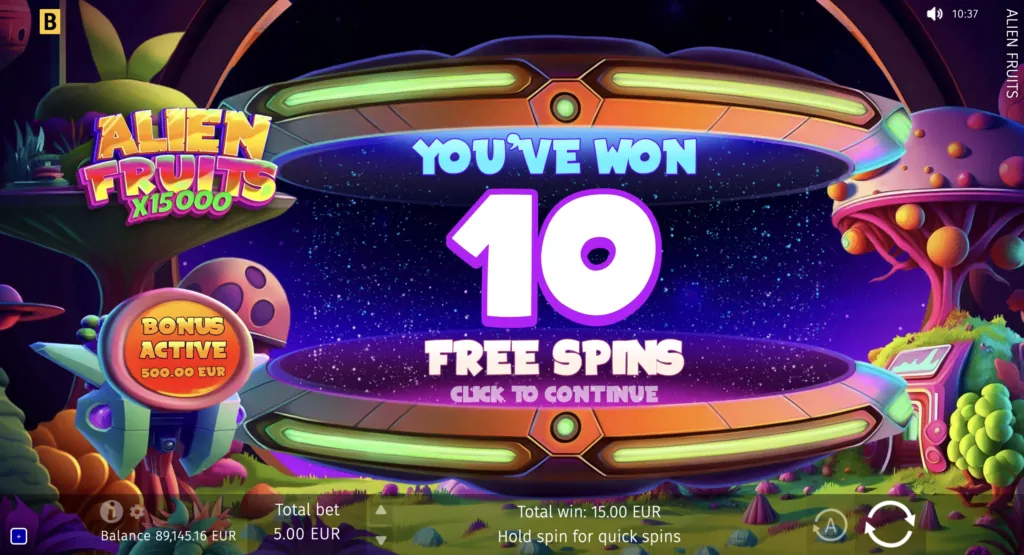 BG Alien Fruits 2 Screenshot