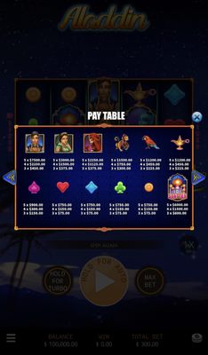 759G Aladdin Fantastic Journey Screenshot